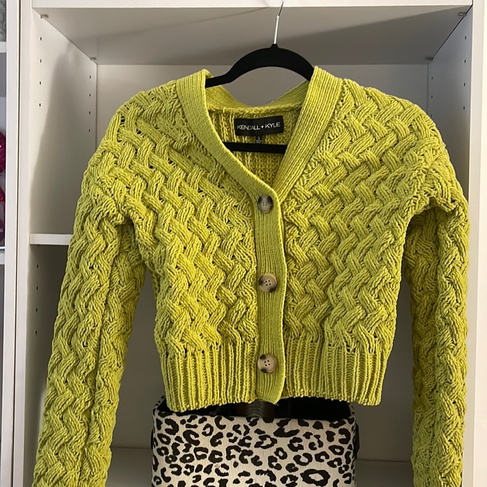 Kendall and Kylie cropped cardigan